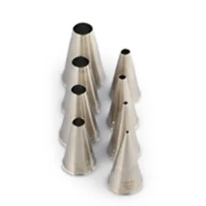 Loyal Professional Grade Stainless Steel Plain Piping Tubes - Set of 8