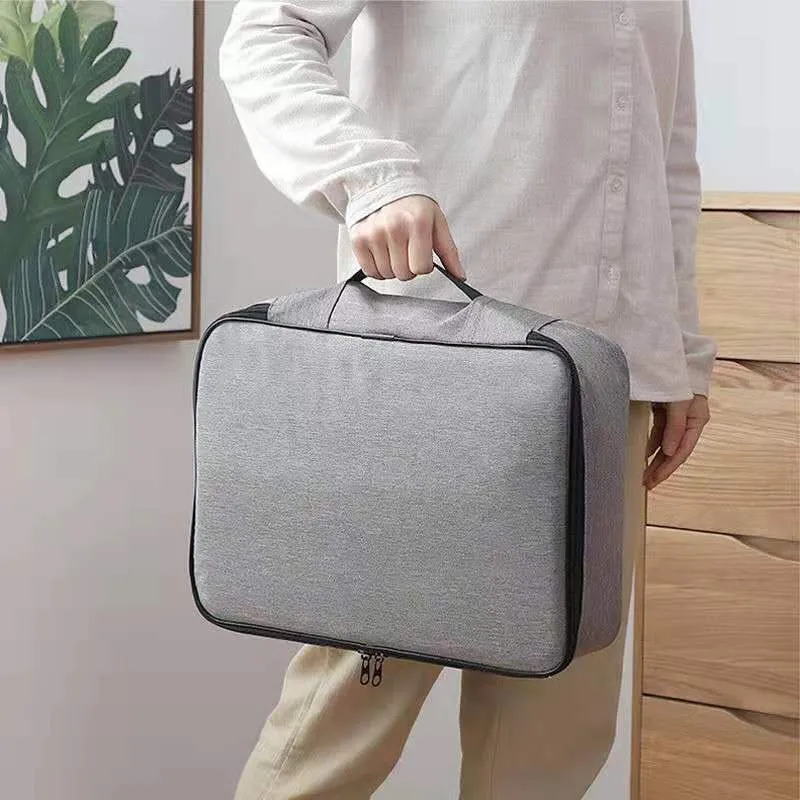 Multi-Layer Large Travel Document Bag