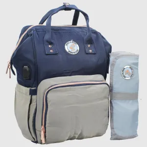 Navy/Grey Sweet Lil Buddy Galaxy Classic Baby Diaper Bag