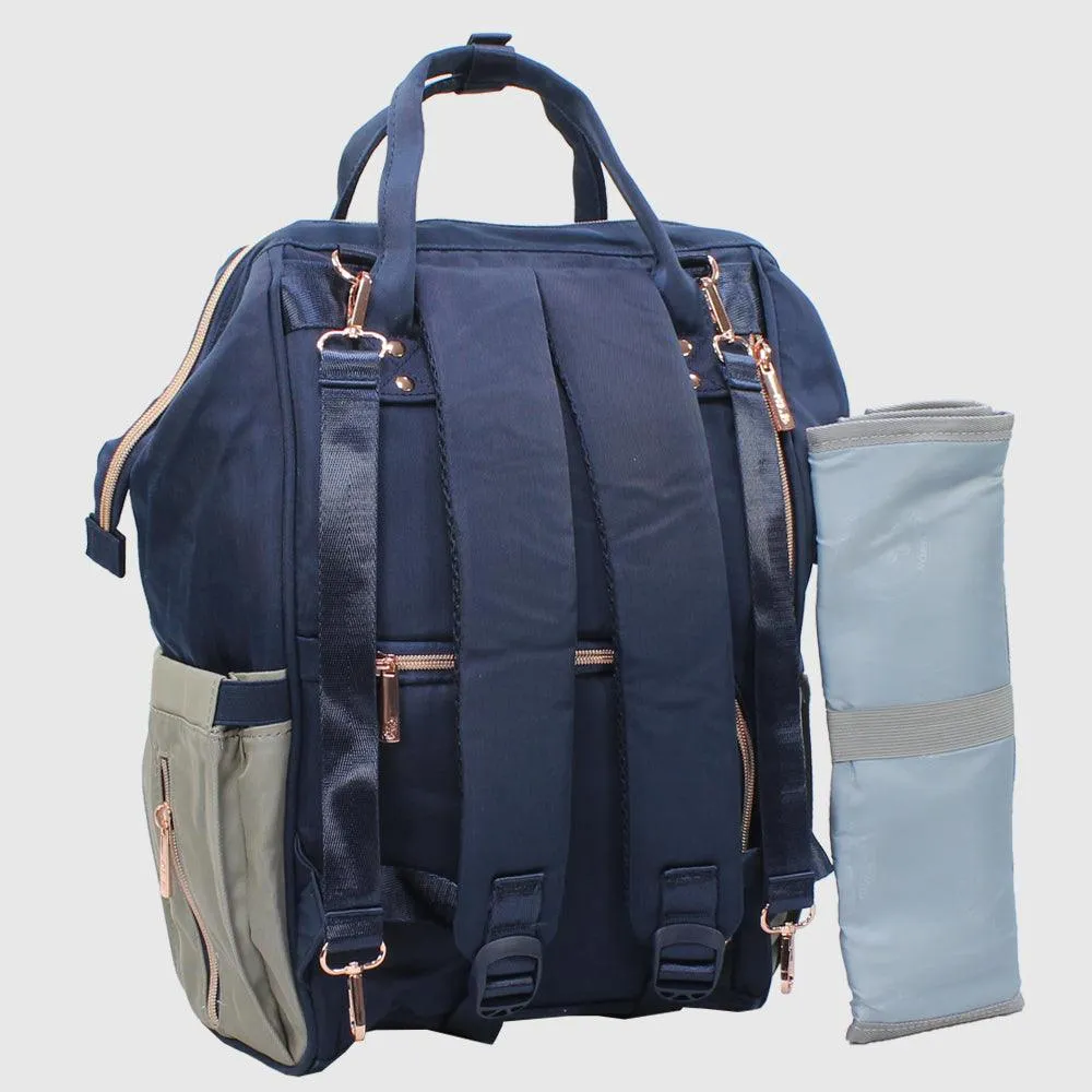 Navy/Grey Sweet Lil Buddy Galaxy Classic Baby Diaper Bag