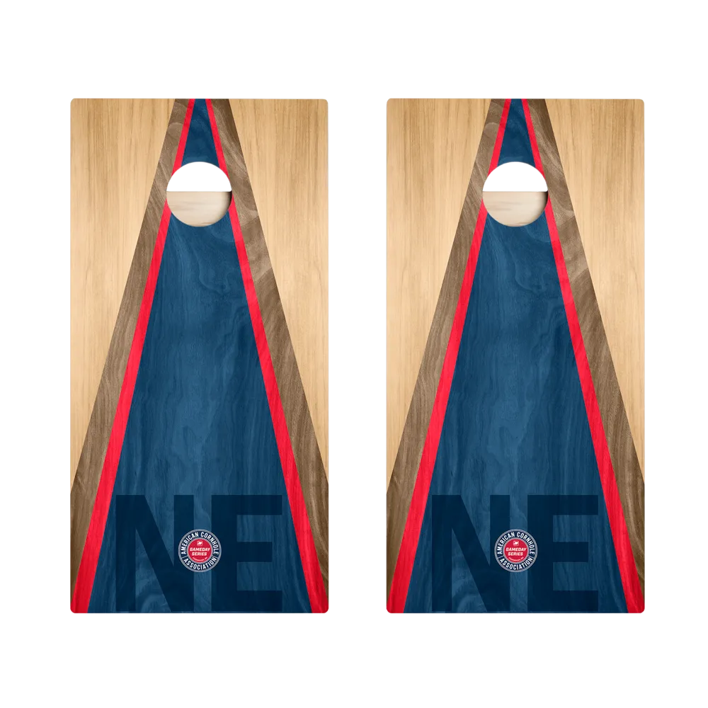 New England Football Gameday Classic Triangle Star Cornhole Boards