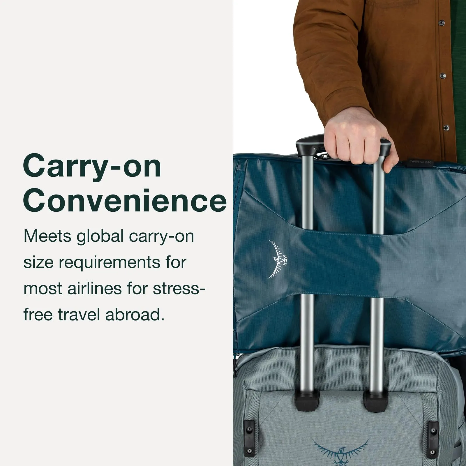 Osprey Transporter 44L Carry-On Backpack, Venturi Blue