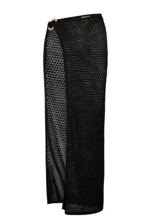 Palermo Skirt - Black Lace Crochet Palermo Skirt - Black Lace Crochet