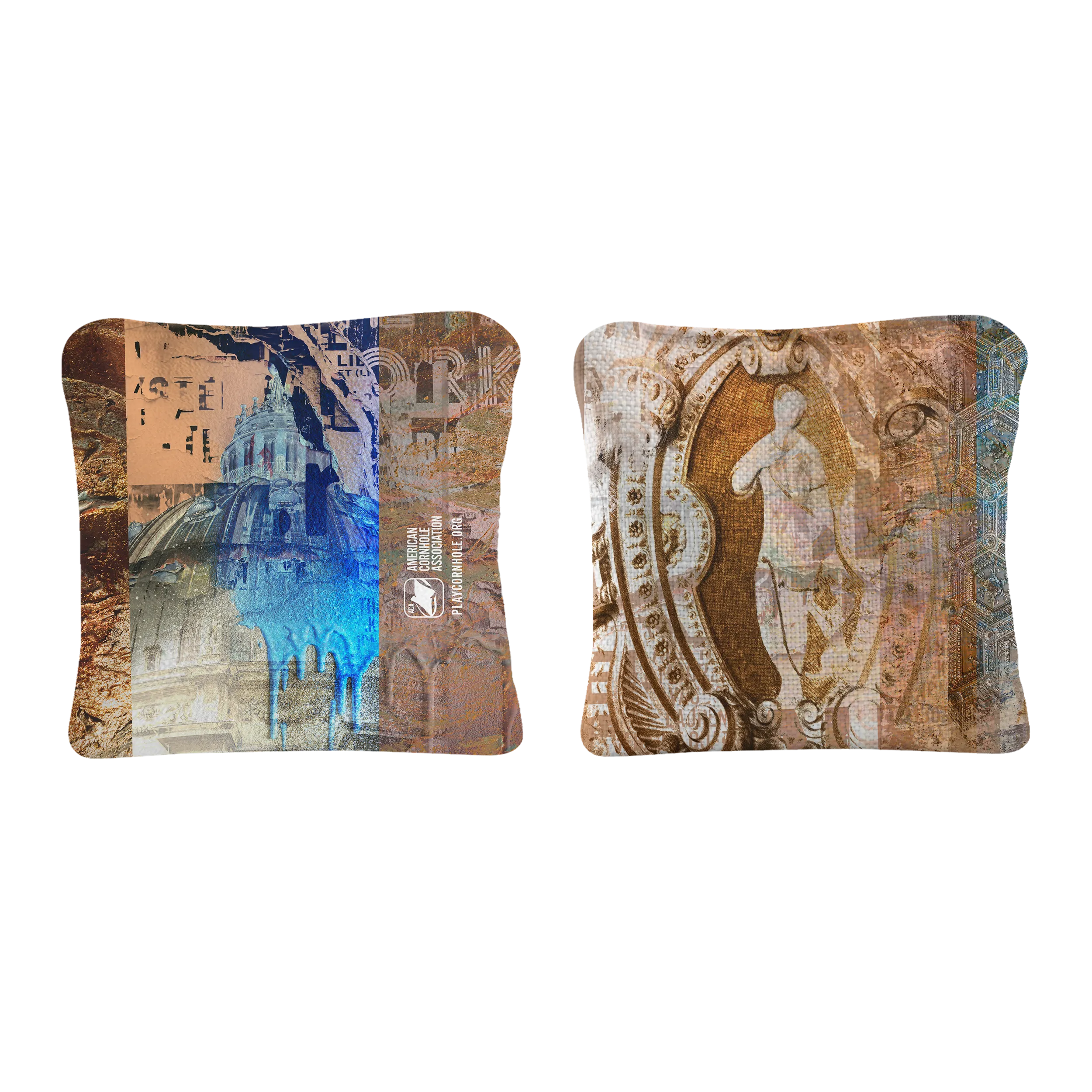 Roman Grunge Synergy Pro Cornhole Bags