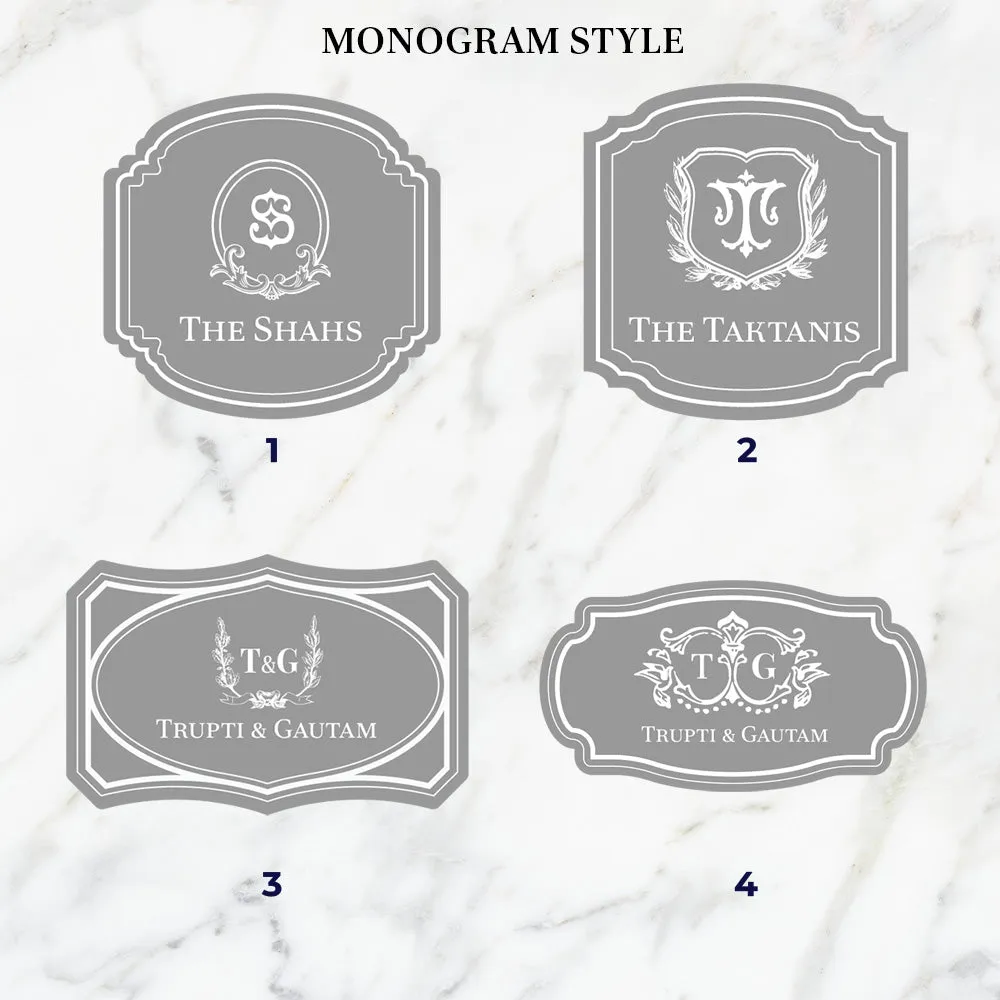 Royal Bloom Bag Tag