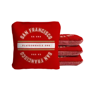 San Francisco Football Gameday Vintage Synergy Soft Cornhole Bags