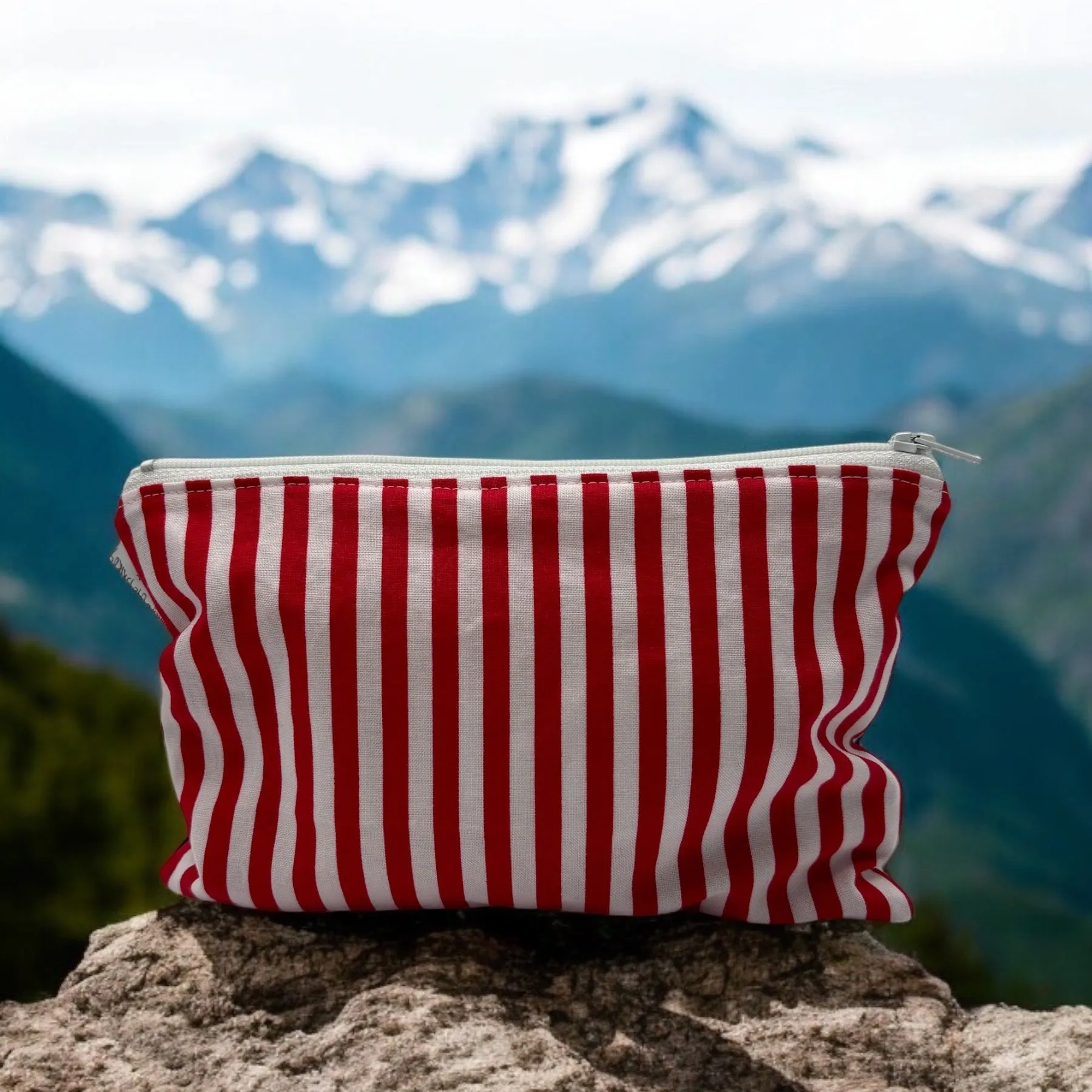 Snack Sized Reusable Zippered Bag Stars and Stripes Combo Print