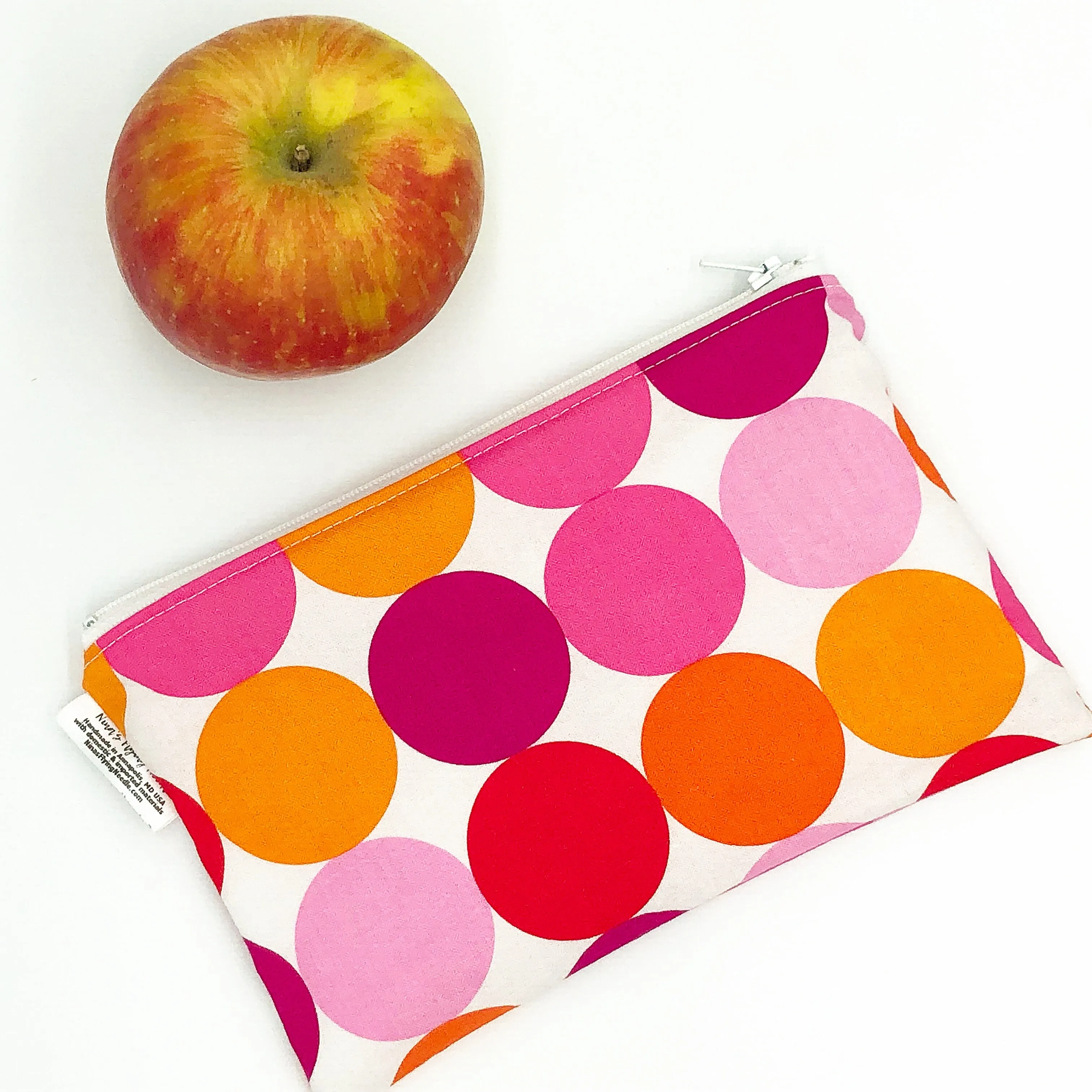 Snack Sized Reusable Zippered Bag Stars and Stripes Combo Print