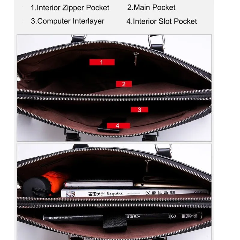Snakara Business Zip Satchel