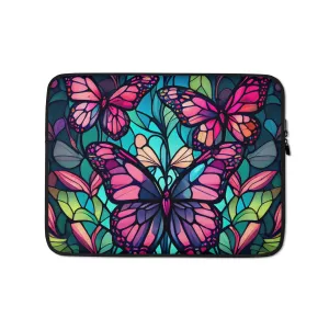 Stain glass Butterfly Bliss Laptop Sleeve