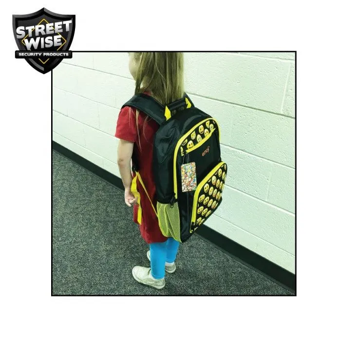 Streetwise Emoji Bulletproof Backpack Yellow