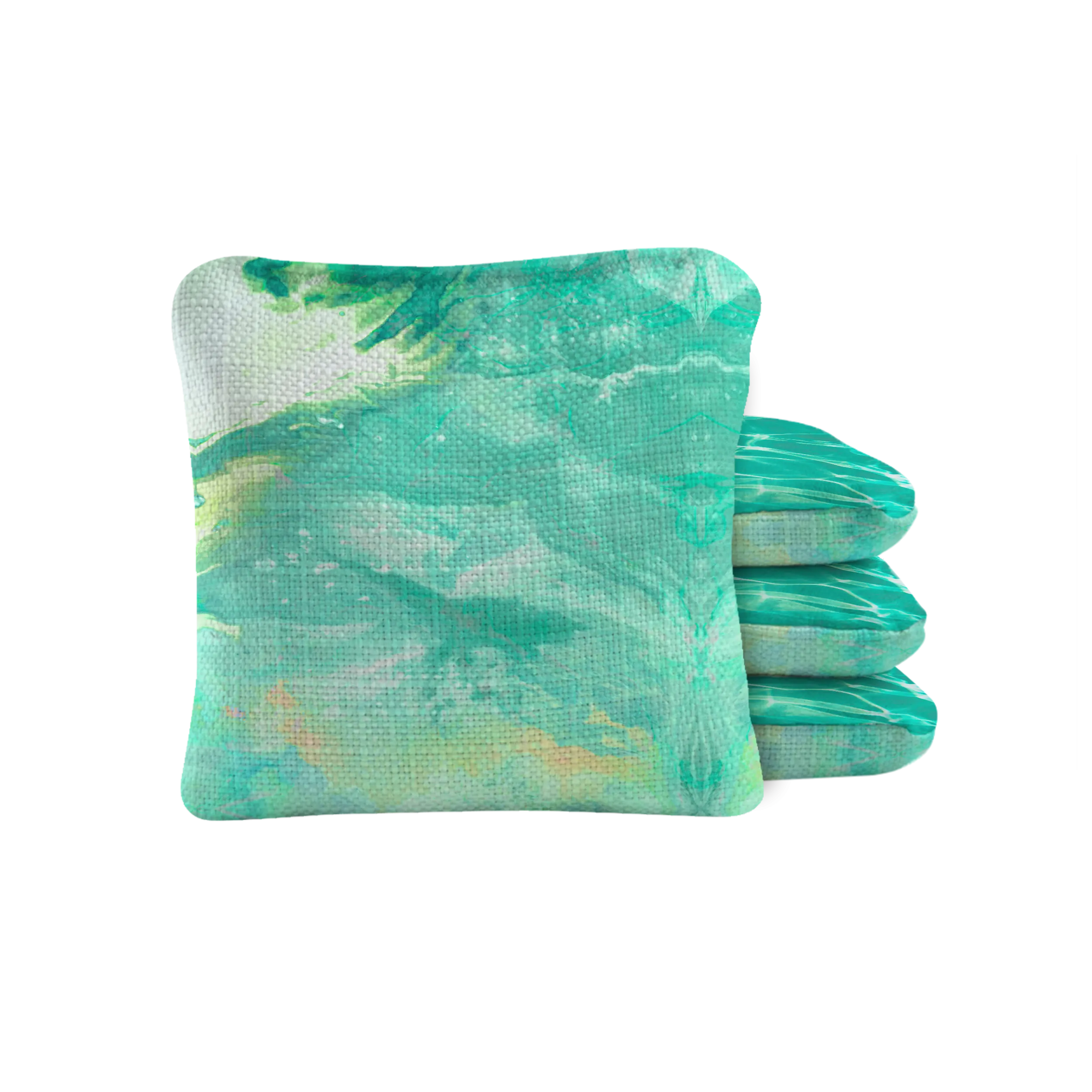 Teal Waves Synergy Pro Cornhole Bags