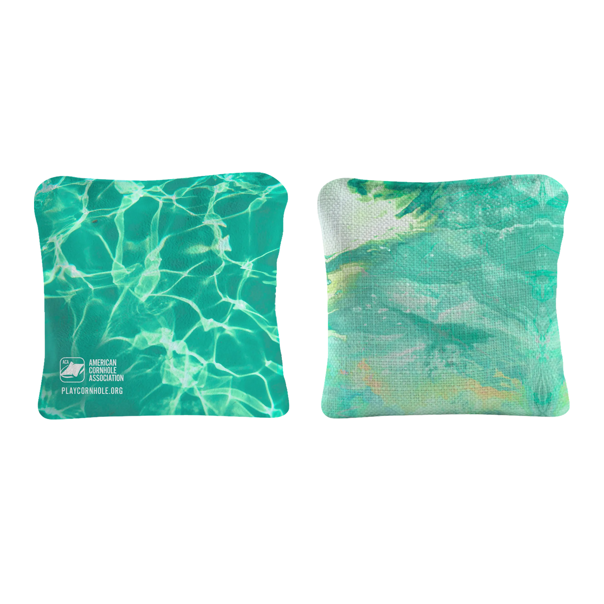 Teal Waves Synergy Pro Cornhole Bags