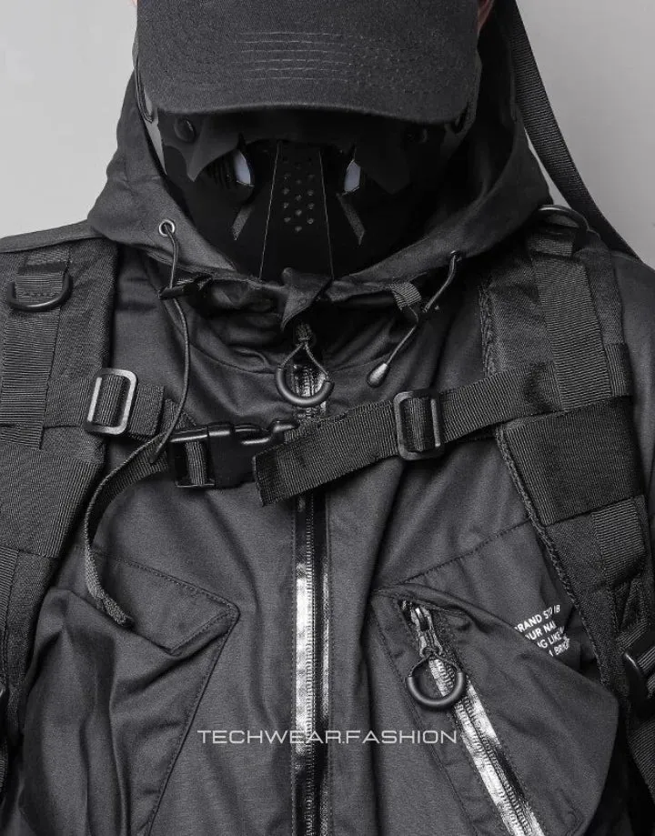 Techwear Black Tactical Backpack