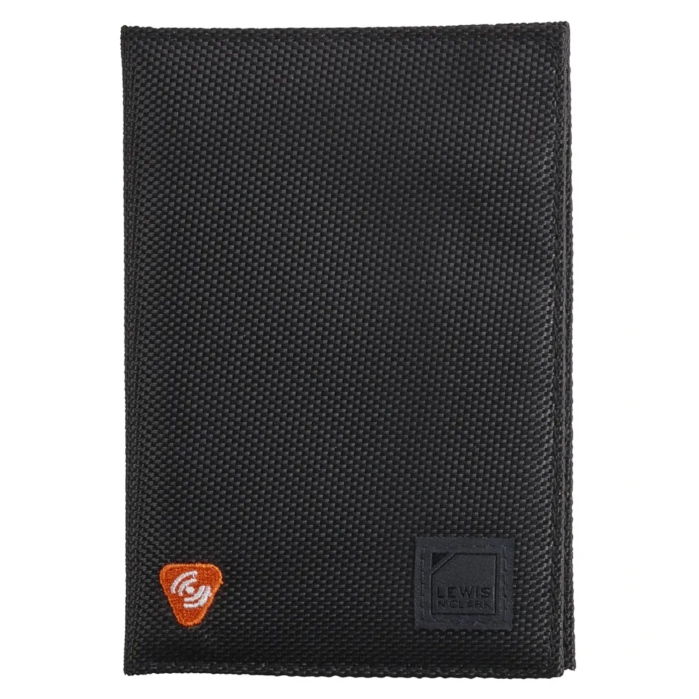 Travel RFID-Blocking Passport Holder Cover Case Black Slim Design Lewis N. Clark