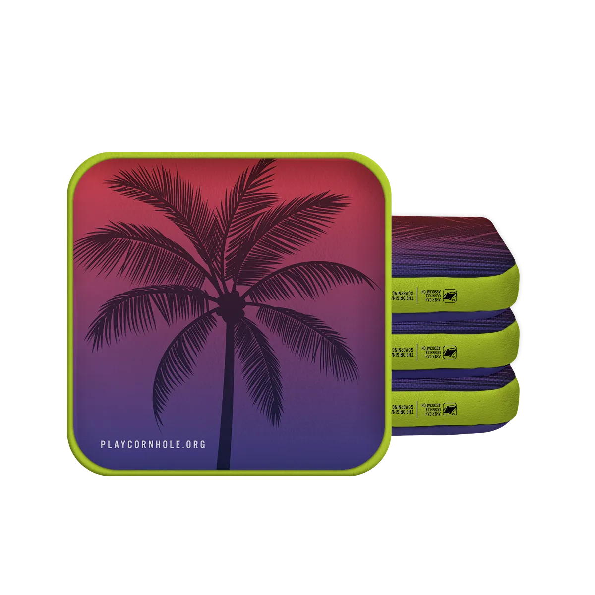 Tropical Palm Synergy Edge Cornhole Bags