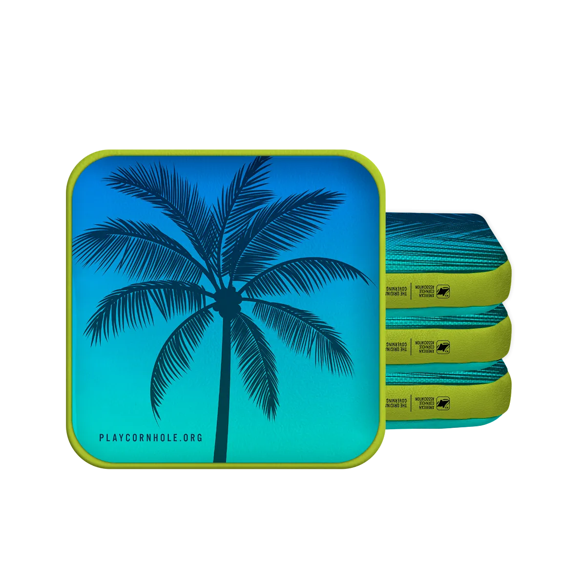 Tropical Palm Synergy Edge Cornhole Bags