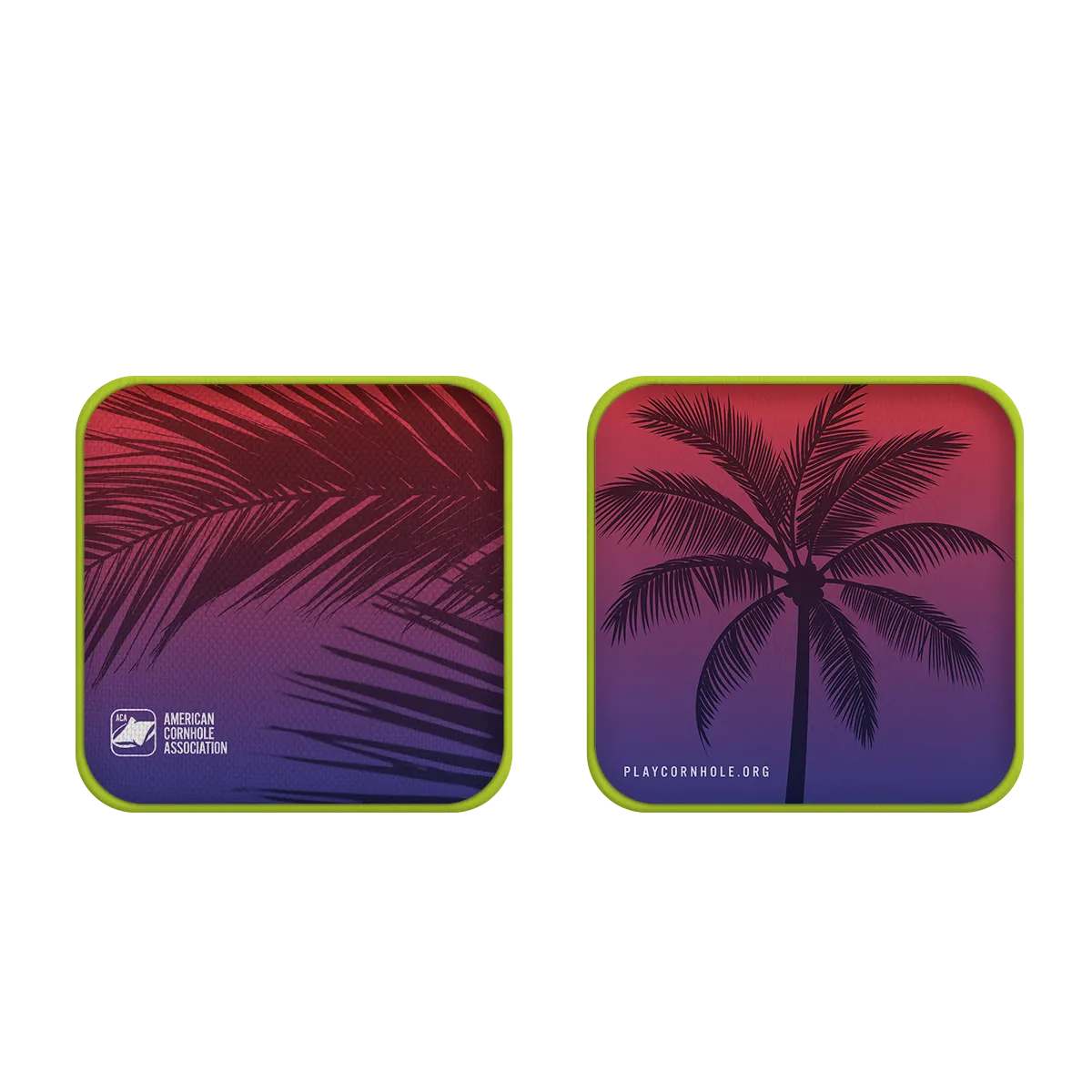 Tropical Palm Synergy Edge Cornhole Bags
