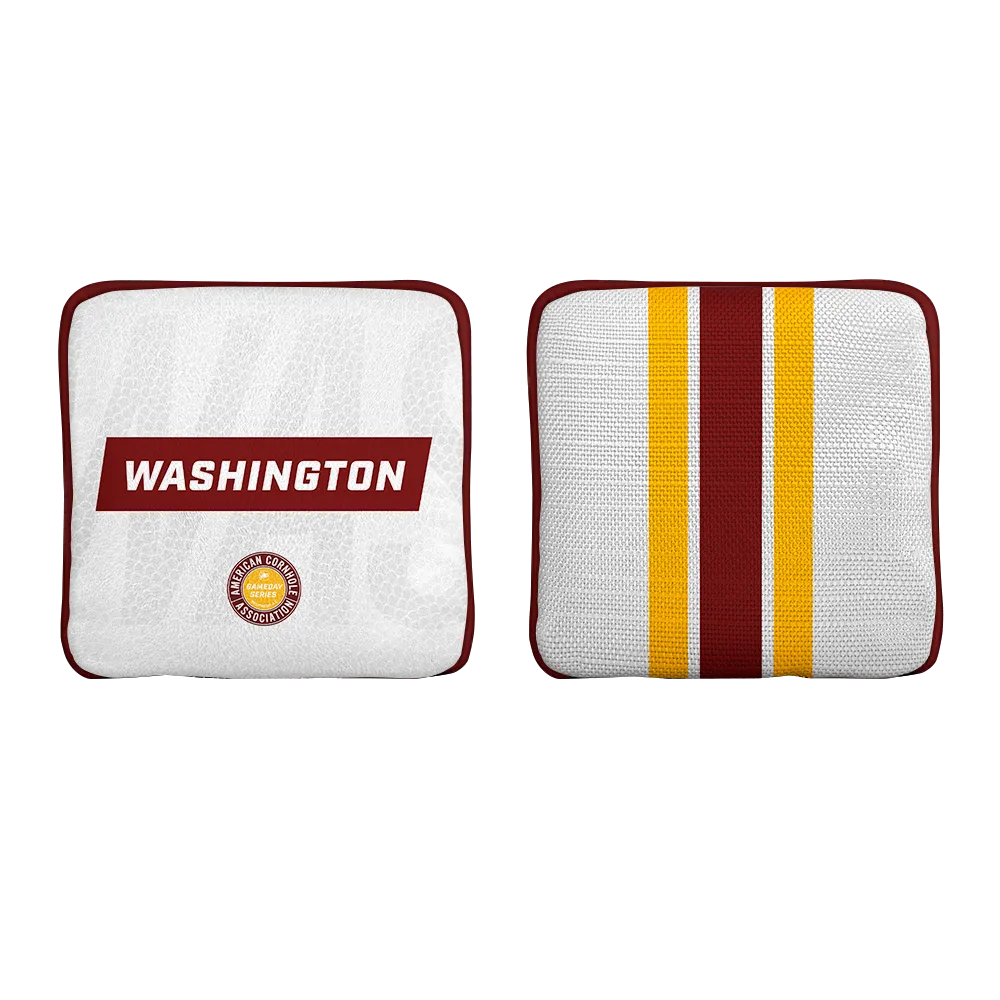 Washington Football Gameday Stripes Synergy Edge Cornhole Bags