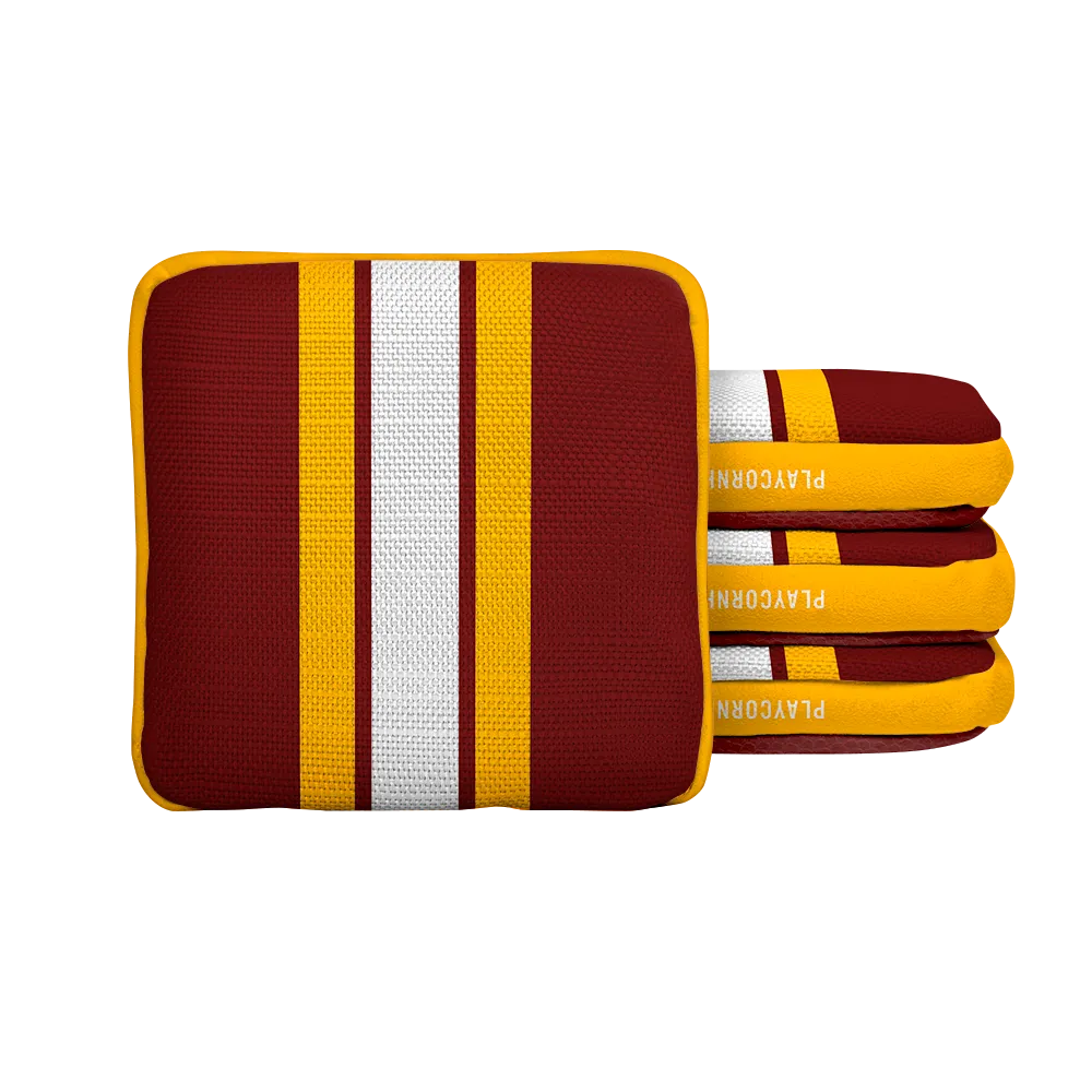 Washington Football Gameday Stripes Synergy Edge Cornhole Bags