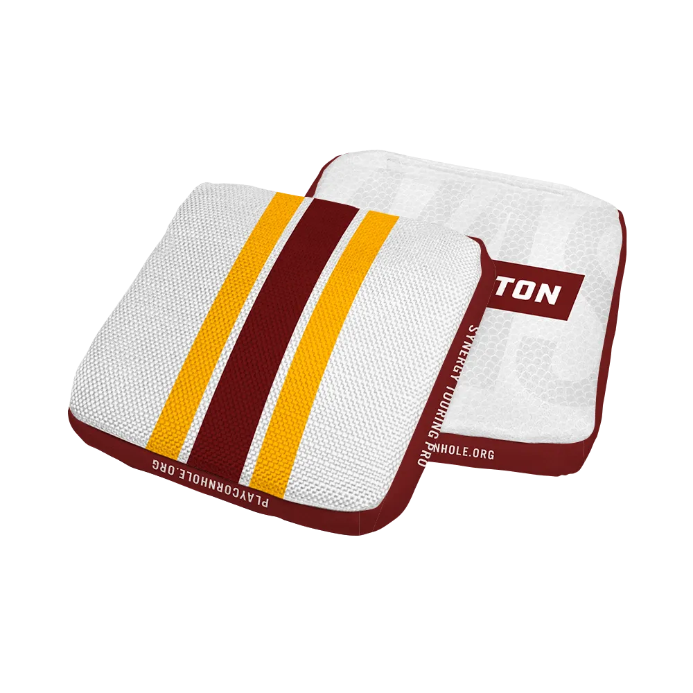 Washington Football Gameday Stripes Synergy Edge Cornhole Bags