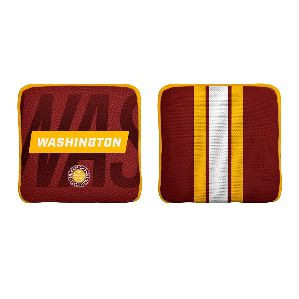 Washington Football Gameday Stripes Synergy Edge Cornhole Bags